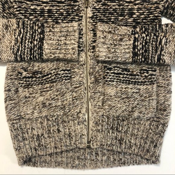 Aritzia Wilfred Free Women’s Wool Alpaca Shawl Collar Zip Cardigan Sweater XXS - Picture 8 of 11